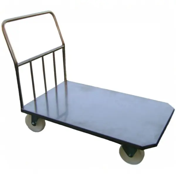 Carro inoxidable con ruedas 1.210 x 710 mm.