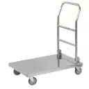 Plataforma inoxidable asa plegable, 100 kg