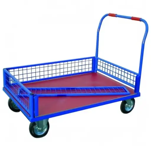 [N6021-MF] Carro de plataforma rodante malla alto 300 mm